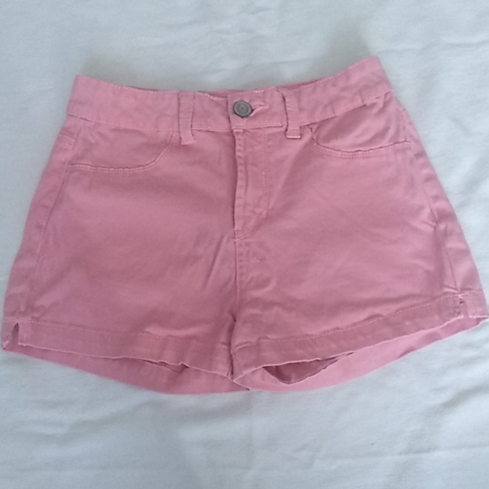 Pink high waisted shorts